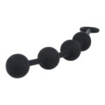 Nexus EXCITE Anal Beads Silicone Medium Black - Image 2