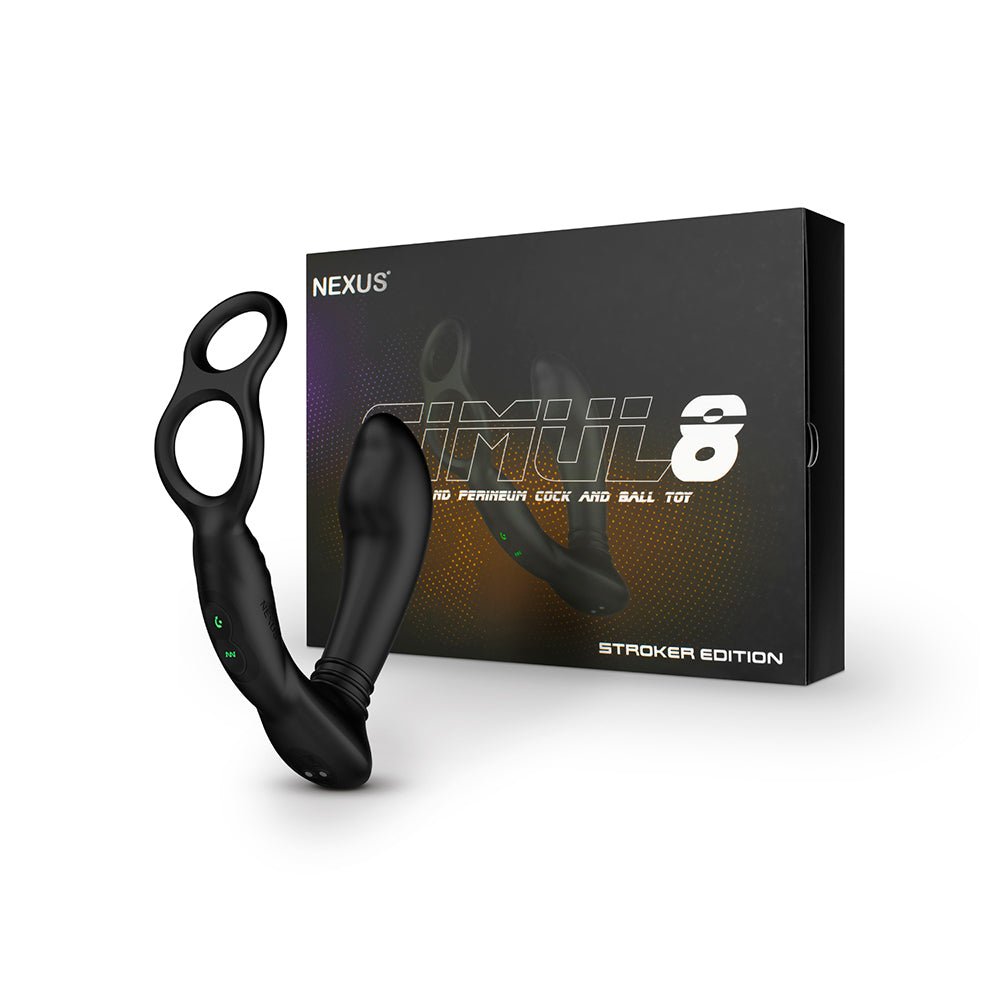 nexus-simul8-stroker-editionsilicone-black Nexus Simul8 Stroker Edition Silicone Black - Image 1