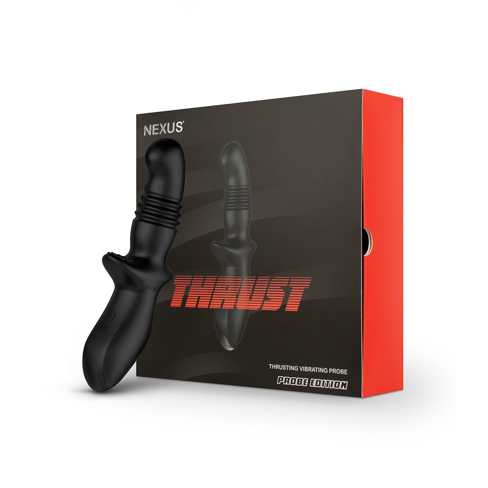 nexus-thrust-rechargeable-thrusting-vibrating-probe-black Nexus Thrust Rechargeable Thrusting Vibrating Probe Black - Image 1