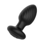 Nexus Tornado Large Rotating and Vibrating Anal Plug with Remote Control – Black - Image 3