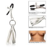 Nipple Play Playful Tassels Nipple Clamps - Silver - Image 4