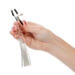Nipple Play Playful Tassels Nipple Clamps - Silver - Image 8