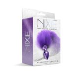 Nixie Metal Butt Plug With Ombre Tail Purple Metallic - Image 2