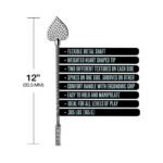 Nixie Metal Riding Crop Flaming Heart - Image 4