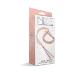 Nixie Pearl Drop Beaded Tweezer Nipple Clamps Rose Gold - Image 4