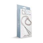 Nixie Pearl Drop Beaded Tweezer Nipple Clamps Silver - Image 4