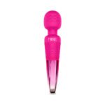 Nixie Rechargeable Wand Massager Pink Ombre Metallic - Image 3