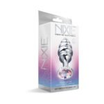 Nixie Ribbed Metal Butt Plug Honey Dipper Large - Image 4