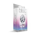 Nixie Ribbed Metal Butt Plug Honey Dipper Medium – Silver - Image 4