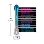 Nixie Waterproof 10-Function Bulb Vibrator – Blue Ombre - Image 4