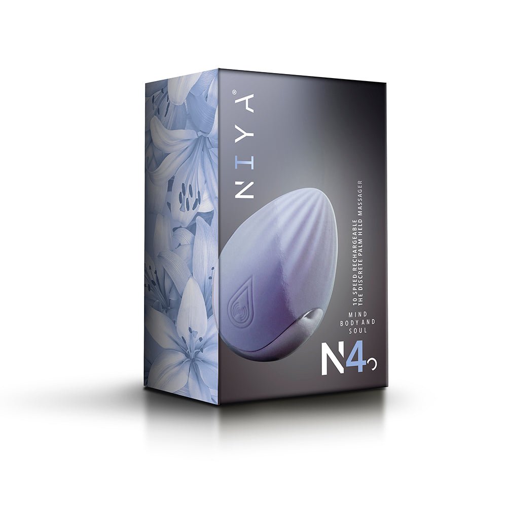 niya-4-palm-held-massager-cornflower-rebranded-packaging NIYA 4 Palm Held Massager Cornflower Rebranded Packaging - Image 1