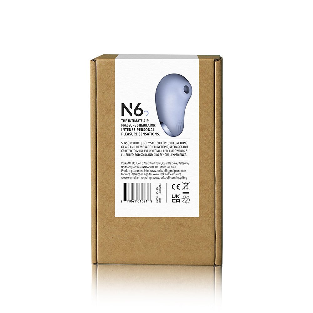 niya-6-rechargeable-silicone-intimate-air-pressure-stimulator-cornflower NIYA 6 Rechargeable Silicone Intimate Air Pressure Stimulator Cornflower - Image 1