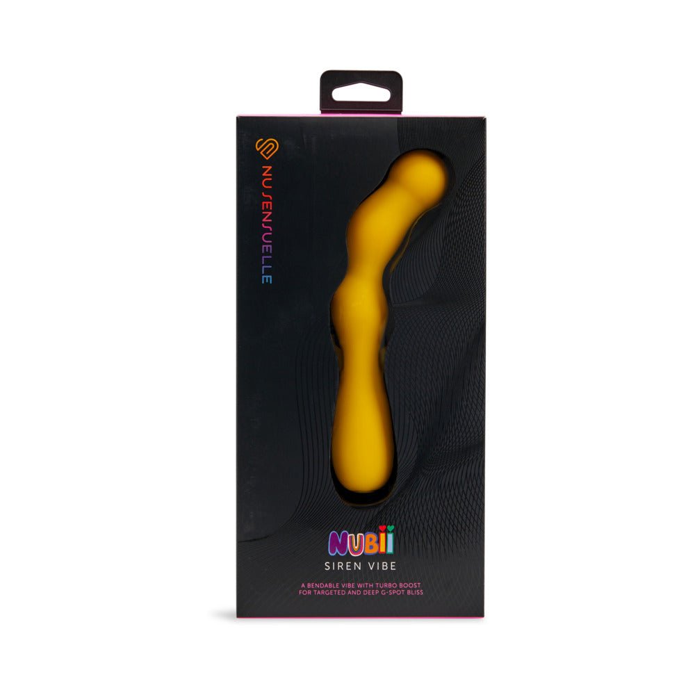 nu-sensuelle-siren-nubii-g-spot-vibe-w-hinge-yellow Nu Sensuelle Siren Nubii G-Spot Vibe W/ Hinge Yellow - Image 1