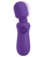 Omg! Wands Enjoy Rechargeable Vibrating Wand - Purple - Image 4