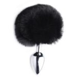Onyx Bunny Tail Anal Plug