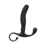 OptiMALE Smooth Silicone Anal Plug Black - Image 2