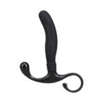 OptiMALE Smooth Silicone Anal Plug Black - Image 3