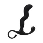 OptiMALE Zig Zag Silicone Anal Plug Black - Image 2