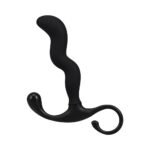 OptiMALE Zig Zag Silicone Anal Plug Black - Image 3