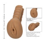 Optimum Power Grip-N-Stroke Replacement Sleeve -  Brown - Image 5