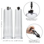 Optimum Series Maximum Results Pump Set – Clear, 2 Penis Pumps with Large and XL Cylinders - Image 3