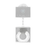 Ouch! Beginner''s Furry Handcuffs With Quick-Release White