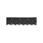 Ouch! Black & White Lace Mask With Elastic Straps Blindfold Black - Image 3