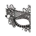 Ouch! Black & White Queen Lace Eye Mask Black - Image 3