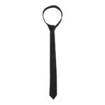 Ouch! Black & White Satin Bondage Tie Black - Image 2