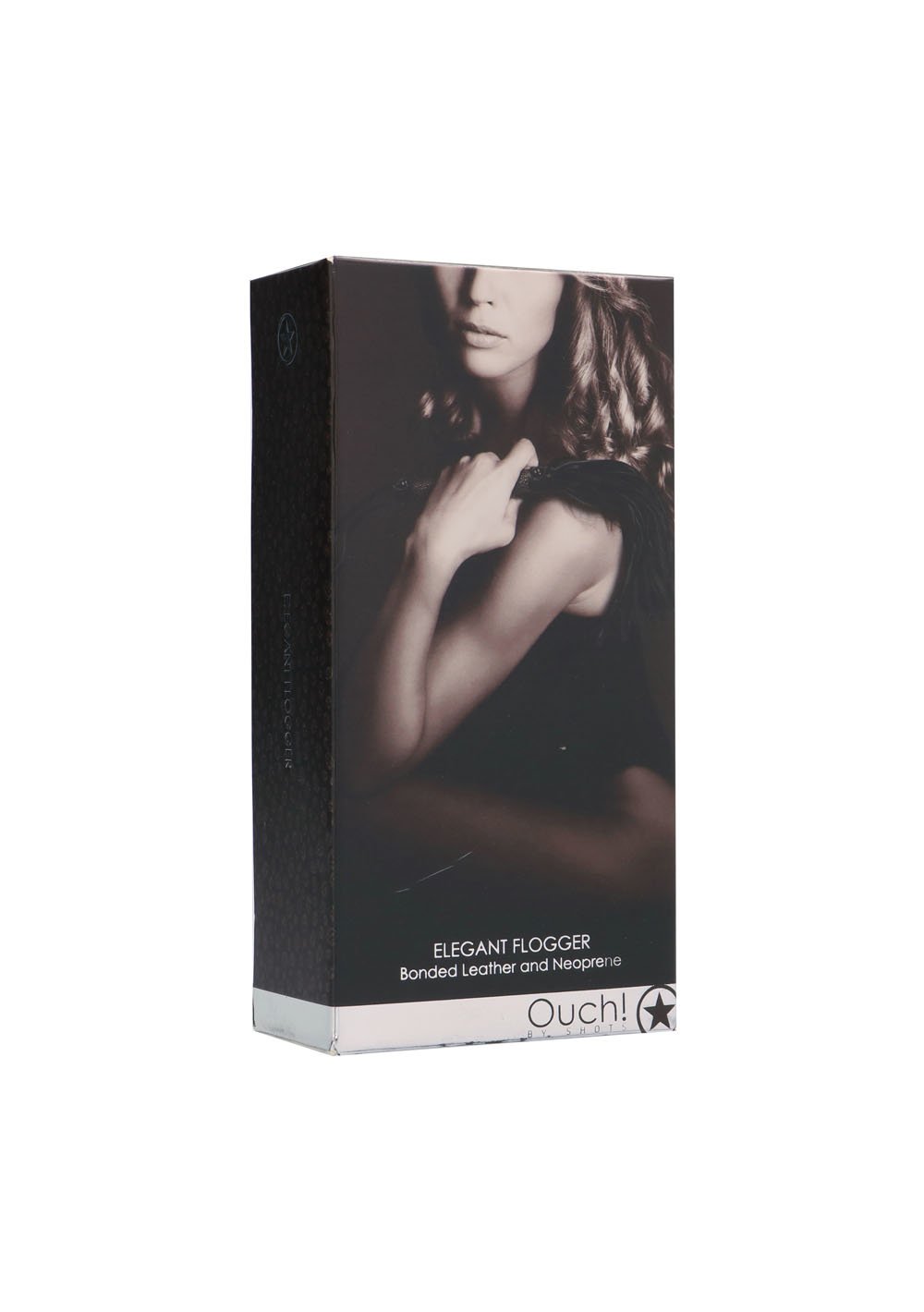 ouch-elegant-flogger-titanium-grey Ouch - Elegant Flogger - Titanium Grey - Image 1