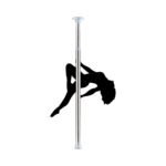 Ouch! Fully Adjustable Dance Pole – Silver, 7 ft to 9.75 ft - Image 2
