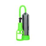 Ouch! Glow in the Dark Comfort Beginner Penis Pump Neon Green - Image 2