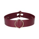 Ouch! Halo Ringed Waist Restraint Belt – Burgundy S/M - Image 2