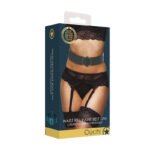 Ouch! Halo Ringed Waist Restraint Belt Green S/M