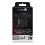 Ouch! Heart Gem Butt Plug Small Aluminum with Acrylic Jewel Base Hot Pink - Image 9