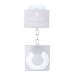 Ouch! Pleasure Furry Handcuffs With Quick-Release White