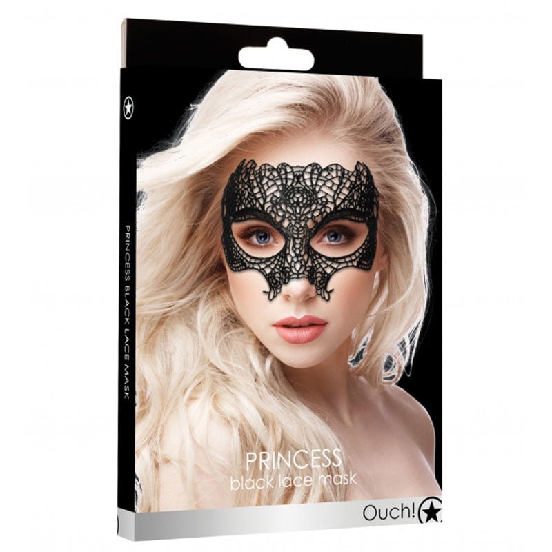 ouch-princess-lace-eye-mask-black Ouch! Princess Lace Eye Mask Black - Image 1