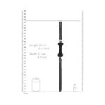 Ouch! Puppy Play Silicone Bone Gag Black - Image 4