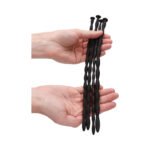Ouch! Urethral Sounding Advanced Silicone Spiral Screw Plug Set Black 7 mm / 8 mm / 9 mm / 10 mm - Image 5