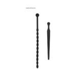 Ouch! Urethral Sounding Beginners Silicone Plug Set Black 8 mm / 10 mm - Image 4