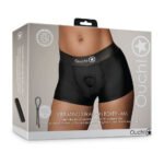 Ouch! Vibrating Strap-on Boxer Black M/L