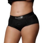 Ouch! Vibrating Strap-on Brief Black XL/2XL - Image 2