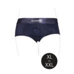 Ouch! Vibrating Strap-on Brief Black XL/2XL - Image 5