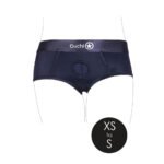 Ouch! Vibrating Strap-on Brief Black XS/S - Image 5