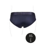 Ouch! Vibrating Strap-on High-cut Brief Black XS/S - Image 6