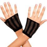 Oval Net Gloves - Black
