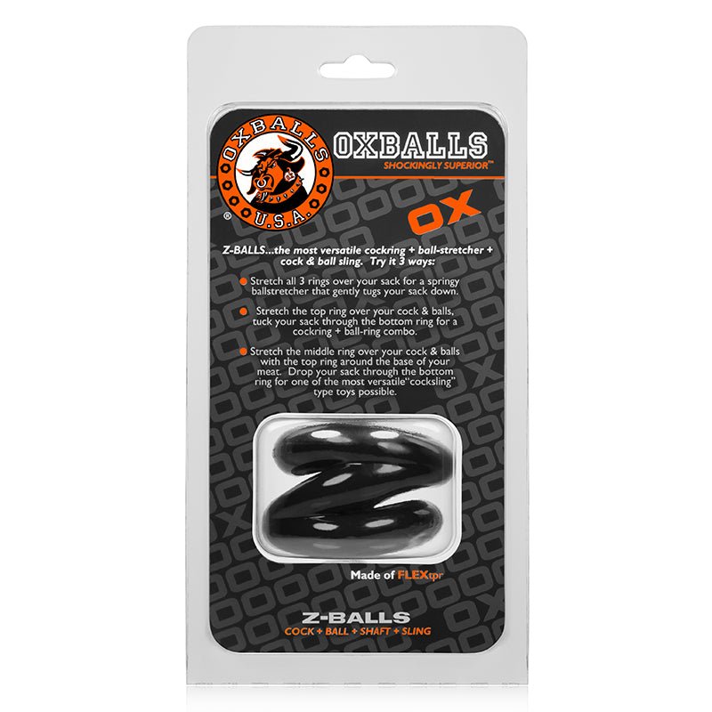 oxballs-z-balls-ballstretcher-black OxBalls Z-Balls, Ballstretcher, Black - Image 1
