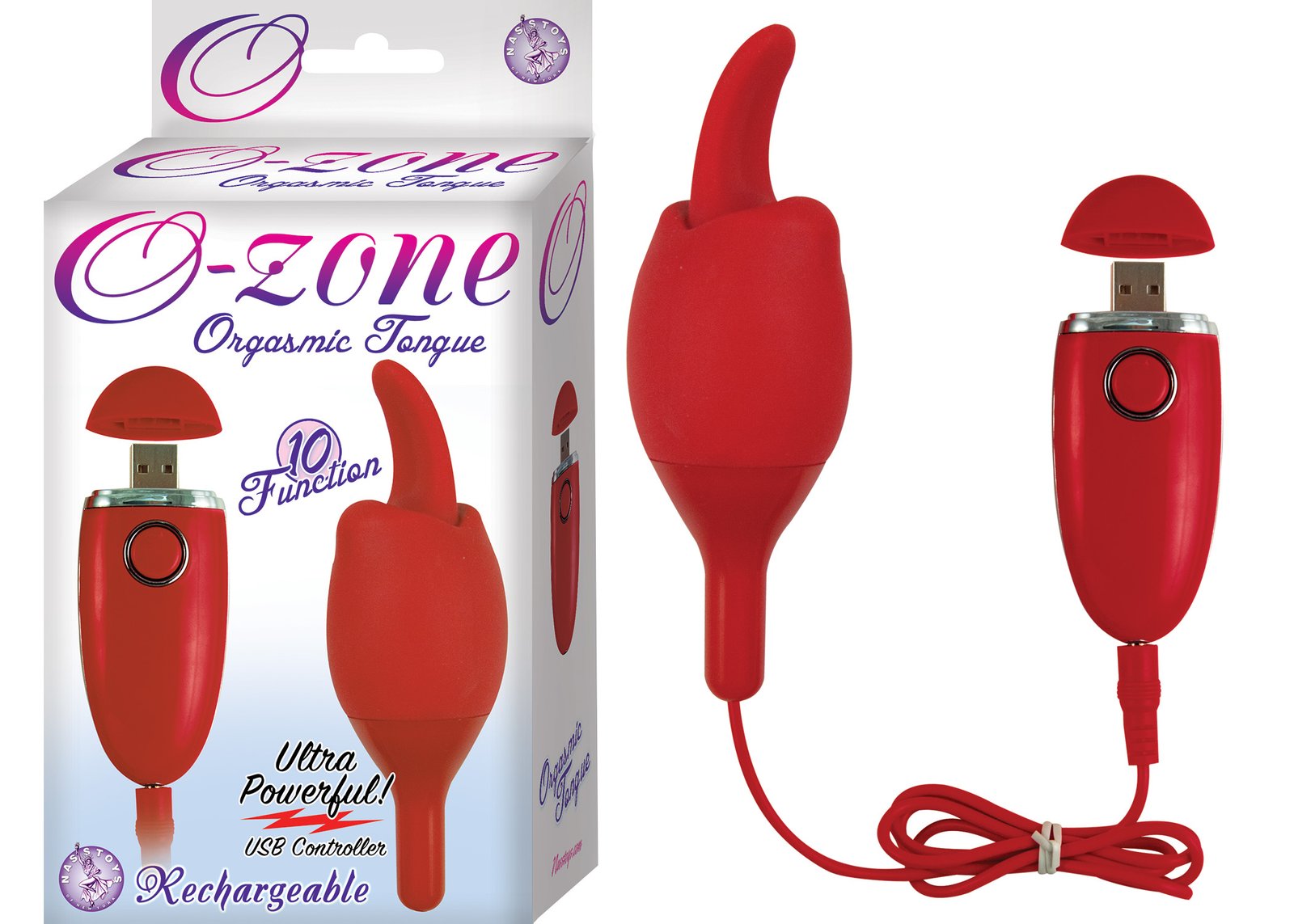 ozone-orgasmic-tongue-red Ozone Orgasmic Tongue - Red - Image 1