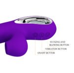Pretty Love Jersey Sucking and Vibrating Rabbit - Purple - Image 5