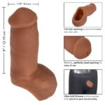 Packer Gear 5 Inch Ultra-Soft Silicone Stp Packer - Brown - Image 5